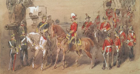 General Sir Garnet Wolseley at Alexandria, 1882